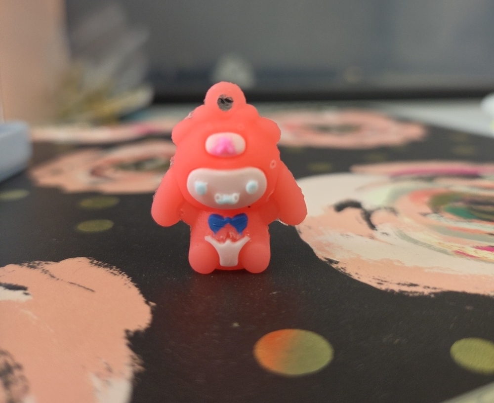 Pink Character Keychain Toy - Kids Toy